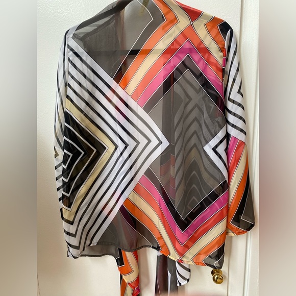 Sheer multi- colored jacket - Picture 4 of 4